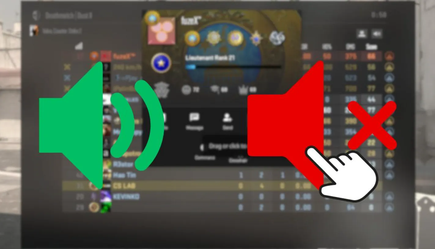 How To Mute Players in CS2